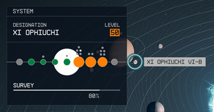 Starfield - Xi Ophiuchi VI-b Planet Location