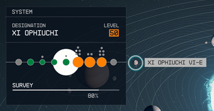 Starfield - Xi Ophiuchi VI-e Planet Location