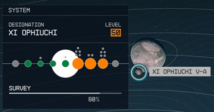 Starfield - Xi Ophiuchi V-a Planet Location