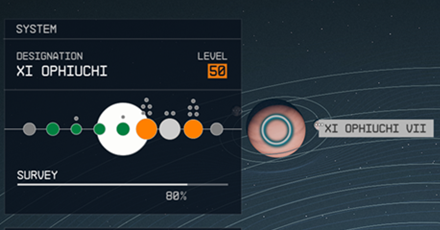 Starfield - Xi Ophiuchi VII Planet Location