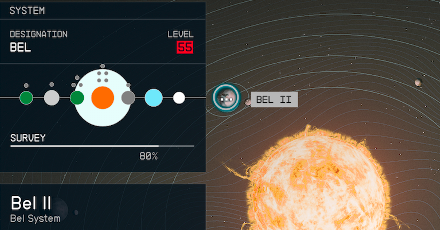 Starfield - Bel II Planet Location