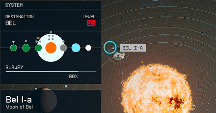 Starfield - Bel I-a Planet Location