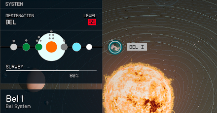 Starfield - Bel I Planet Location