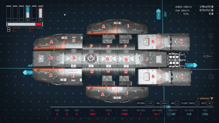 How to Build Battlestar Galactica Top View (Top Level)