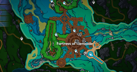 Genshin Impact Fortress of Meropide - Maps and Areas