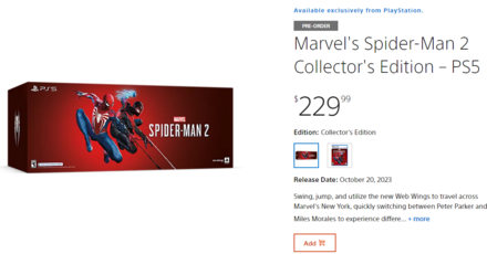 Playstation Direct - Spider-Man 2 Collector