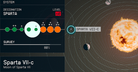 Starfield - Sparta VII-c Planet Location