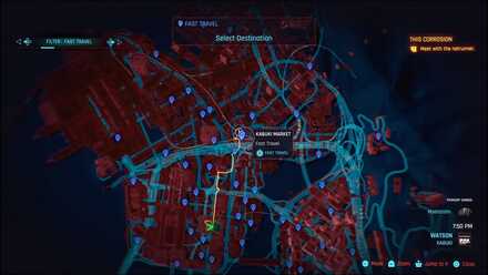 Cyberpunk - Kabuki Market location