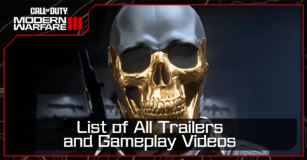 Modern Warfare 3 - List of All Trailers and Gameplay Videos