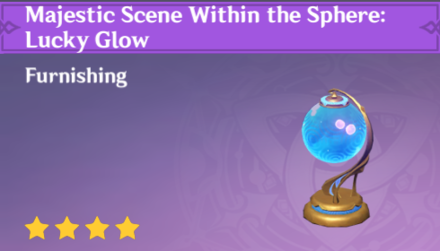 Genshin Impact - Majestic Scene Within the Sphere - Lucky Glow