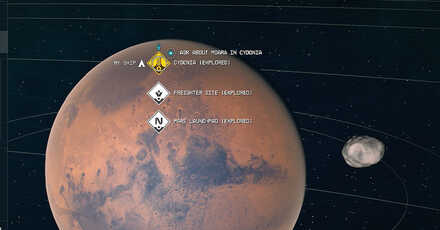 Starfield - Cydonia Map Location