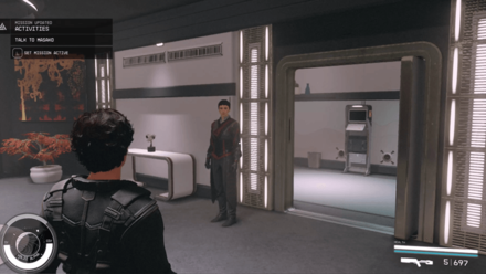 Starfield - Talk to Imogene Near the Ryujin Mission Board