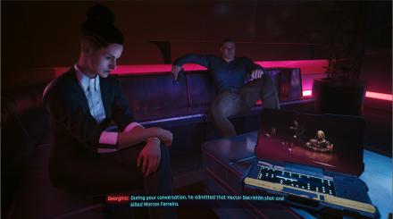 Cyberpunk 2077 - Talk to Georgina