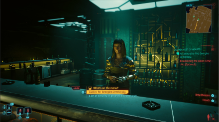Cyberpunk 2077 - Ask around to find Georgina Zembinsky