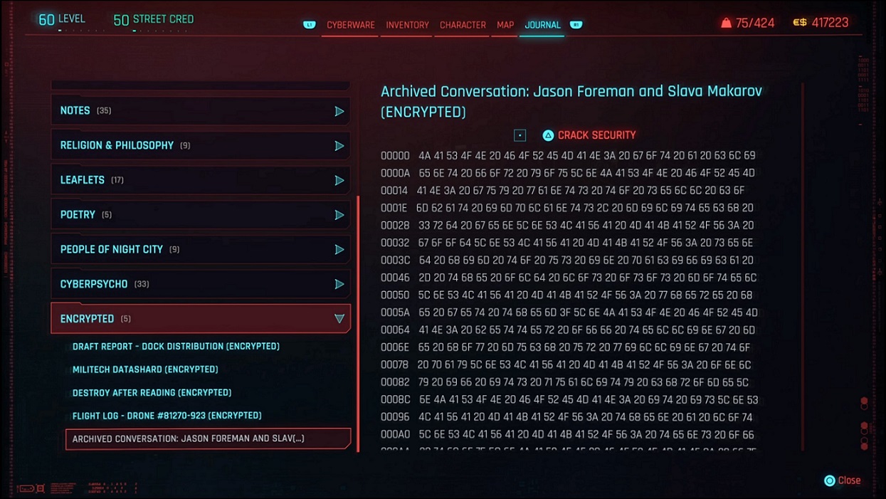 Cyberpunk - cracking the shard
