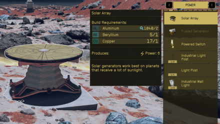 Starfield - Build Power Sources