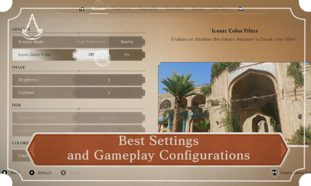 AC Mirage - Best Settings and Gameplay Configurations