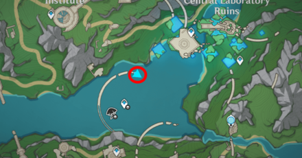 Genshin - Radiant Spincrystal 113 Map