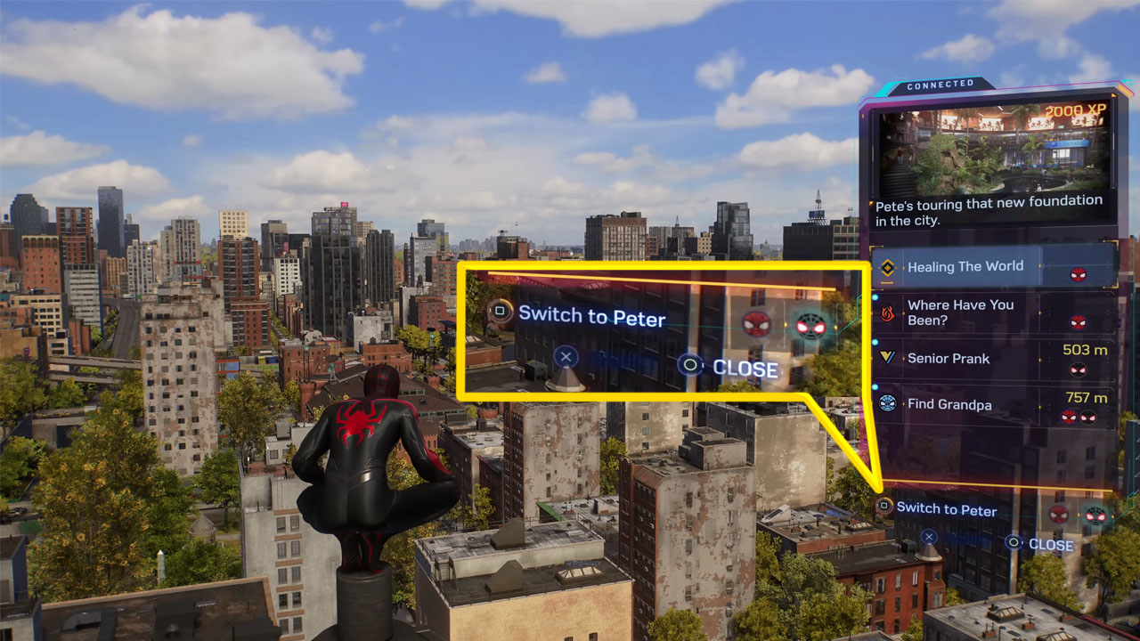 Freely Switch Between Spider-Men