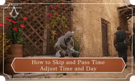 AC Mirage - How to Skip and Pass Time Adjust Time and Day