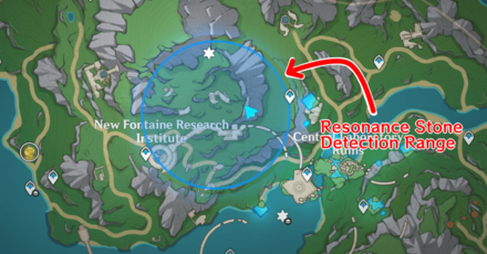 Genshin - Hydroculus Resonance Stone Detection Range
