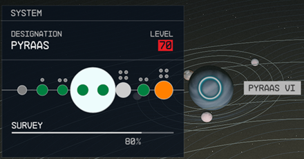 Starfield - Pyraas VI Planet Location