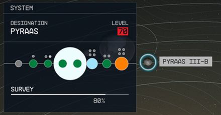 Starfield - Pyraas III-b Planet Location