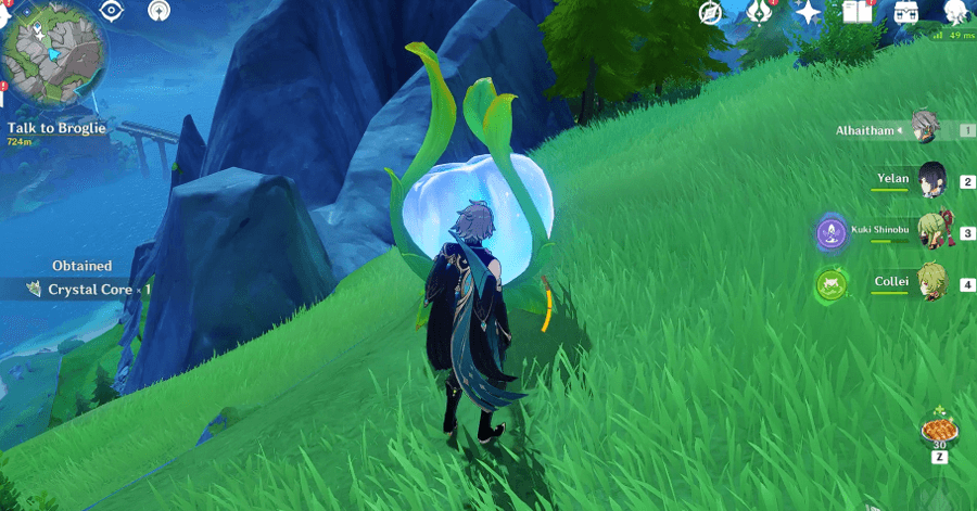 Genshin - How to Free the Seelie Trap from the Jadewater Fruit