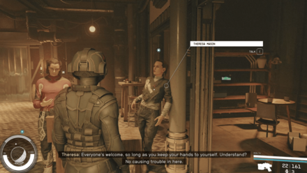 Starfield - Talk to Theresa About Sasha