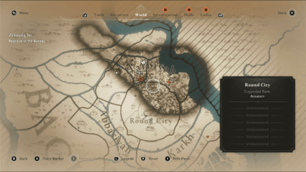 AC Mirage - Open the World Menu