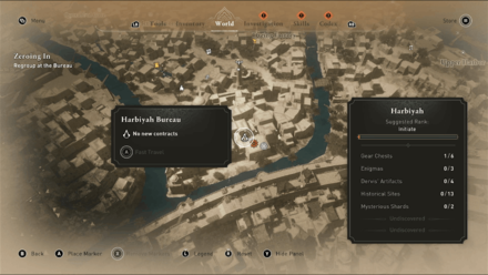 AC Mirage - Fast Travel to the Bureau