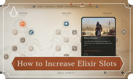 AC Mirage - How to Increase Elixir Slots