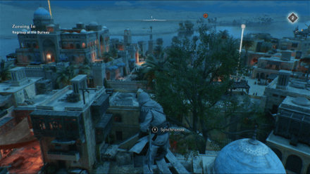 AC Mirage - Climb on Top of a Viewpoint to Synchronize