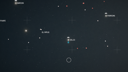 Starfield - Volii System Map View