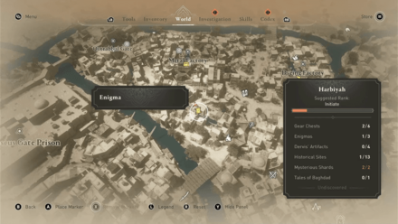 Left Behind Starting Location Map View,