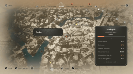 Find What I Stole Treasure Location Map View