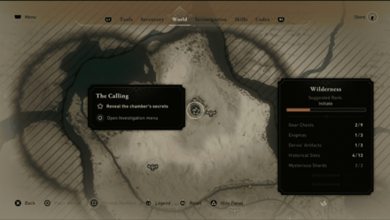 AC Mirage Northern Oasis Chamber Map