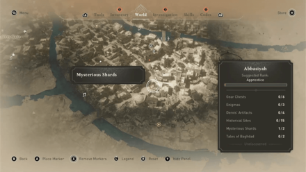 AC Mirage - Mysterious Shard 4 - Around Haylanah and Suburb of Kahtabah