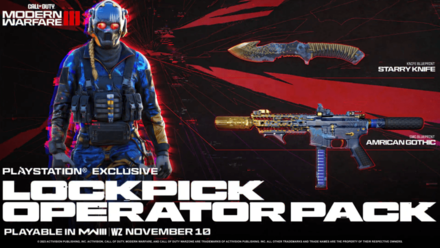 Modern Warfare 3 - Lockpick Operator Pack Content