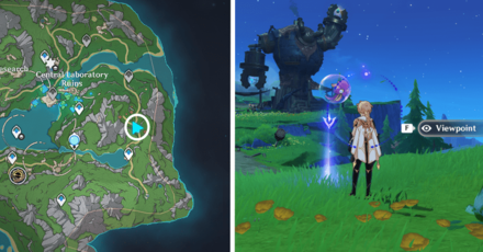 Genshin - Viewpoint in Fontaine Research Institute of Kinetic