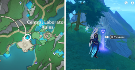 Genshin - Viewpoint in Central Laboratory Ruins