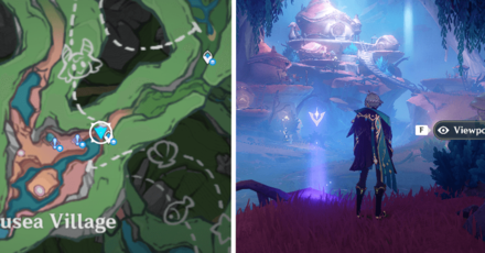 Genshin - Viewpoint in Merusea Village