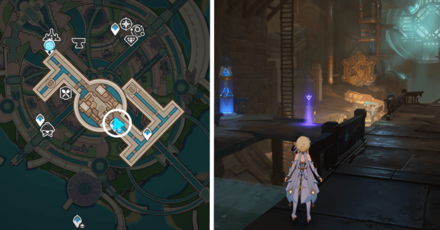 Genshin - Viewpoint in Court of Fontaine: Fleuve Cendre