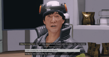 Starfield - Repair and Modify Your Ship