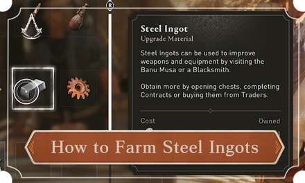 AC Mirage - How to Farm Steel Ingots