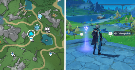 Genshin - Viewpoint in Central Elynas