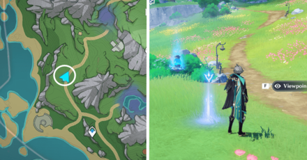 Genshin - Viewpoint in West of Elynas