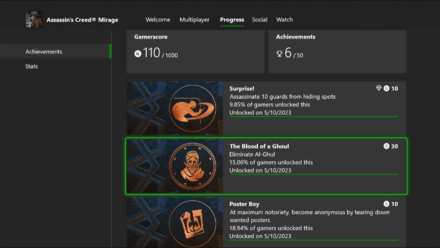 AC Mirage - Complete All Achievements