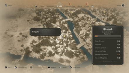 AC Mirage The Gift Enigma Location