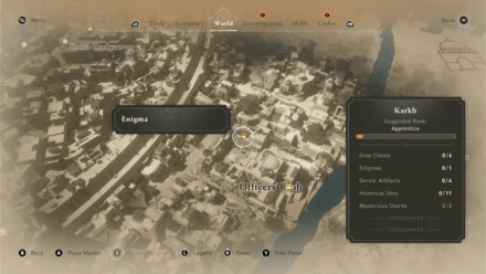 AC Mirage Solve This Problem Quickly For Me Enigma Map